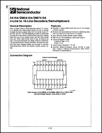 Click here to download DM54154J-MIL Datasheet