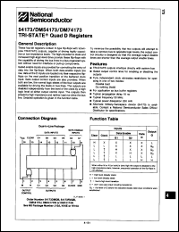 Click here to download DM74173J Datasheet