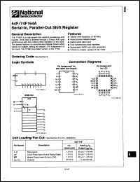 Click here to download 74F164SC Datasheet