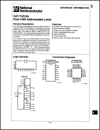 Click here to download 74F256DC Datasheet