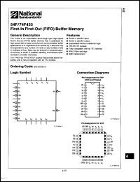 Click here to download 54F433FMQB Datasheet