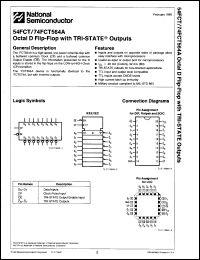 Click here to download 54FCT564AFMQR Datasheet