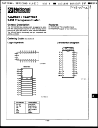Click here to download 74AC843LCQR Datasheet