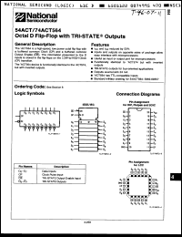 Click here to download 74ACT564SC Datasheet