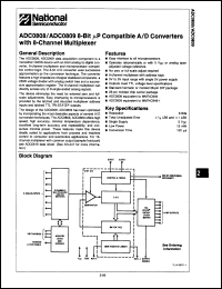 Click here to download ADC0808CCN/A+ Datasheet