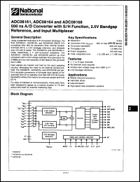 Click here to download ADC08168CIJ Datasheet