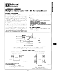 Click here to download ADC0852BCJ/A+ Datasheet