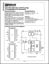 Click here to download ADC1225BCD1 Datasheet