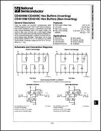 Click here to download CD4009MW/883 Datasheet