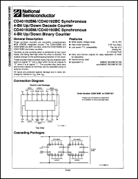 Click here to download CD40192BMD/883C Datasheet