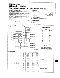 Click here to download CD4028BMW-MIL Datasheet