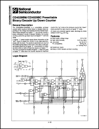 Click here to download CD4029BMD Datasheet