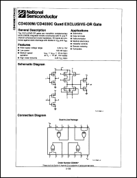 Click here to download CD4030MW-MIL Datasheet