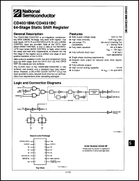 Click here to download CD4031BCN Datasheet