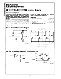 Click here to download CD4069MW/883B Datasheet