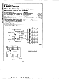 Click here to download CD4514BCJ Datasheet