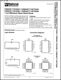 Click here to download CGS74C2525J Datasheet