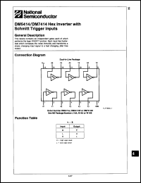 Click here to download DM5414J/883B Datasheet