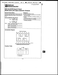 Click here to download DM54ALS03J/883C Datasheet