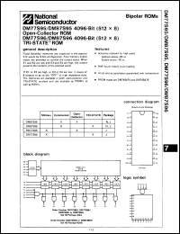 Click here to download DM7595J Datasheet