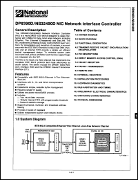 Click here to download DP8390CN Datasheet