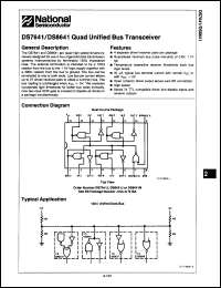 Click here to download DS8641N/A+ Datasheet