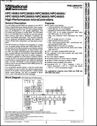 Click here to download HPC26003E30 Datasheet