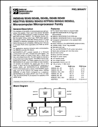 Click here to download INS8040LJ6/A+ Datasheet