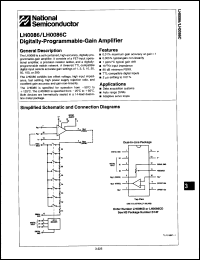 Click here to download LH0086D/883B Datasheet