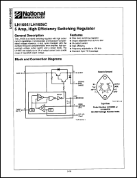 Click here to download LH1605K/883C Datasheet