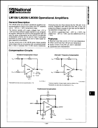 Click here to download LM108H/883B Datasheet