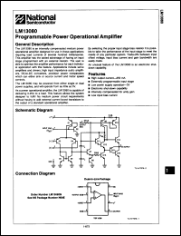 Click here to download LM13080P Datasheet