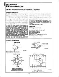 Click here to download LM163AH500/883 Datasheet