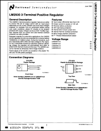 Click here to download LM2930P5.0TB/B+ Datasheet