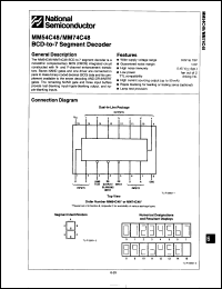 Click here to download MM54C48D/883C Datasheet