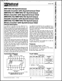 Click here to download MM54HC161E/883 Datasheet