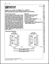 Click here to download UA96172PC Datasheet