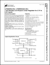 Click here to download LP38500TS-ADJ Datasheet