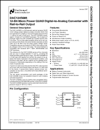 Click here to download DAC124S085CISDX Datasheet