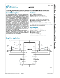 Click here to download LM3000SQX Datasheet