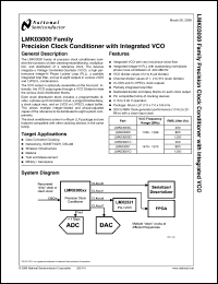 Click here to download LMK03001CISQX Datasheet