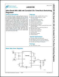 Click here to download LM34919BTL Datasheet