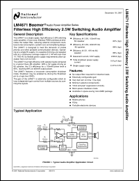 Click here to download LM4671_07 Datasheet