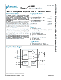 Click here to download LM48824 Datasheet