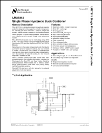 Click here to download LM27213SQX Datasheet