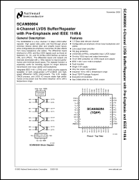 Click here to download SCAN90004TVS Datasheet