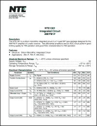 Click here to download NTE1301 Datasheet