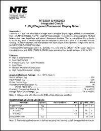 Click here to download NTE2022 Datasheet