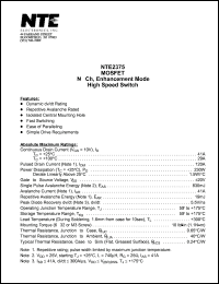 Click here to download NTE2375 Datasheet