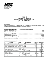 Click here to download NTE2412 Datasheet